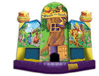 Winnie The Pooh Club Bouncer w/Hoop - $180; L15'XW15'XH16', 20 AMP